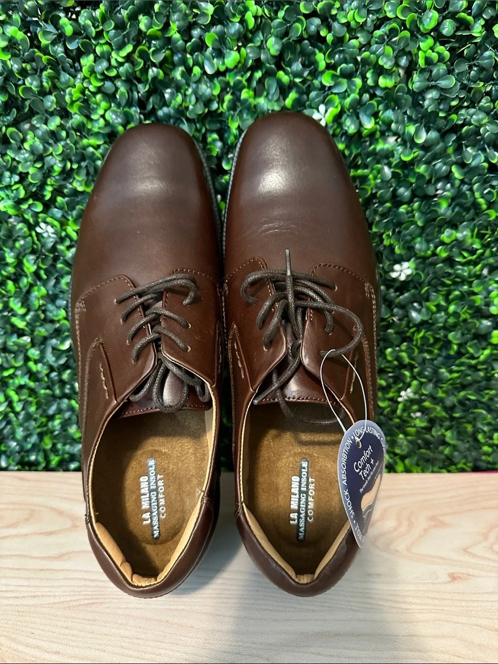 La Milano Oxford Dress Shoes Wide Width New #71
